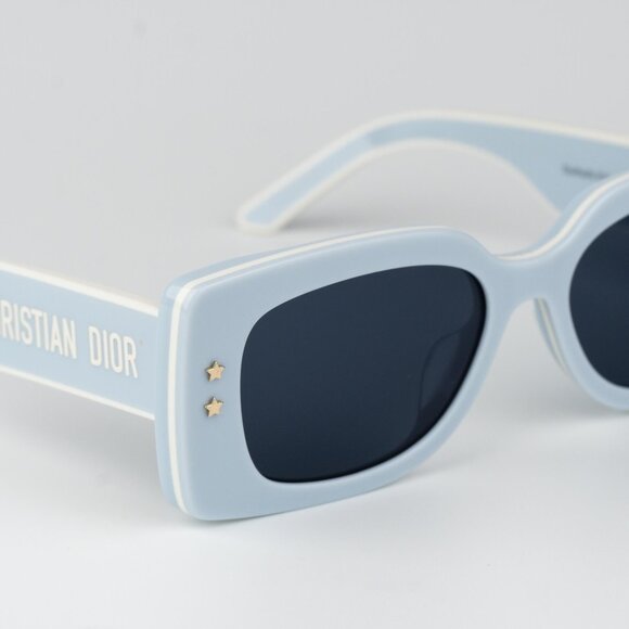 Dior DIORPACIFIC Men Sunglasses Blue White Geometric DIORPACIFIC S1U 80B0 - Picture 6 of 12